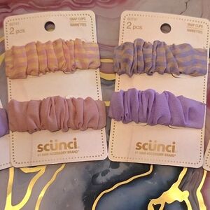 Scunci Kids Pastel Purple & Pink Snap Hair Clips - 2 Pack